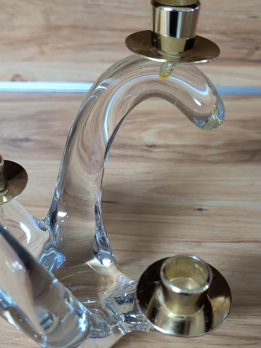 Schneider France MCM Crystal Candelabra